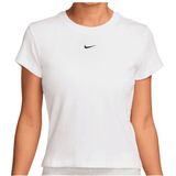 Nike - Sportswear - T-shirt - Wit - Geribbeld Katoen