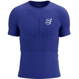 Compressport Racing S/S Hardloopshirt (Heren |blauw)