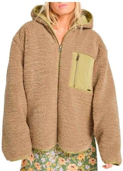 Billabong Womens Oceanside Reversible Jacket Vrijetijdsjack (Dames |beige)