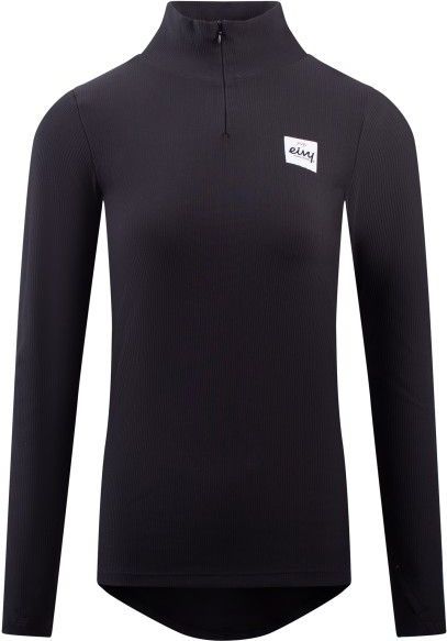 Shirt - Effen - Jersey - Lange Mouw - Opstaande Kraag