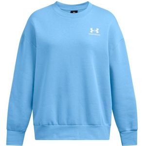 Under Armour Womens Essential Fleece OS Crew Trui (Dames |blauw)