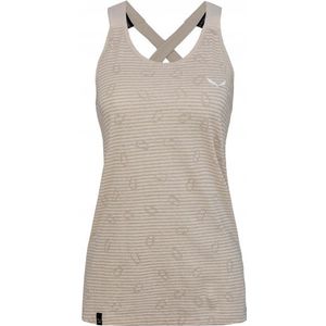 Salewa Womens Lavaredo Hemp Graphic Tanktop Tanktop (Dames |grijs)