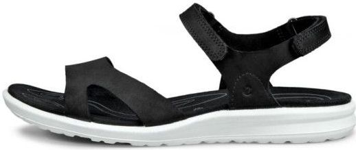 Ecco - Cruise II - Sandalen - Zwart - Leer - Klittenbandsluiting