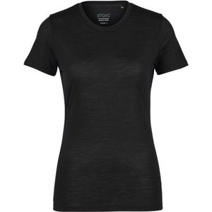 Stoic Womens MerinoChill MMXX Göteborg Tee Merinoshirt (Dames |zwart)