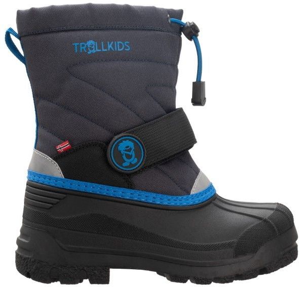 TROLLKIDS - Telemark Winter PRO - Snowboots - Navy/Medium blue - Waterdicht - Snelsluiting - Reflecterende Details