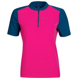 Halti Womens Core Half Zip T-Shirt Sportshirt (Dames |roze)