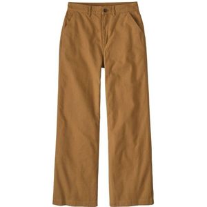 Patagonia Womens Point Reyes Canvas Wide Leg Pants Vrijetijdsbroek (Dames |bruin)