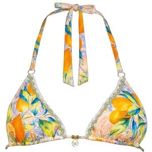 Watercult Womens Dolce Whimsy Bikini Triangle Top Bikinitop (Dames |wit)