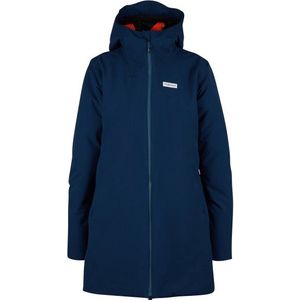 Maloja Womens LovereM Lange jas (Dames |blauw |waterdicht)