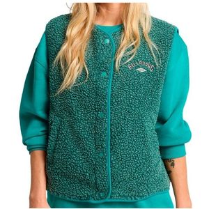 Billabong Womens Be Happy Vest Fleecebodywarmer (Dames |turkoois)