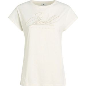 ONeill Womens Essentials ONeill Signature T-Shirt T-shirt (Dames |wit)