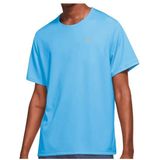 Nike Miler Dri-FIT UV Run Division S/S Sportshirt (Heren |blauw)