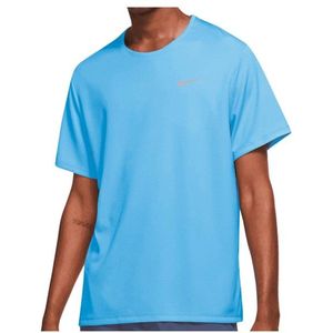 Nike Miler Dri-FIT UV Run Division S/S Sportshirt (Heren |blauw)