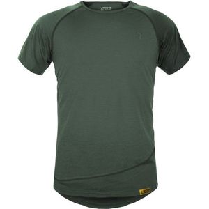 Grüezi Bag Woodwool T-Shirt Mr Pike Merinoshirt (Heren |olijfgroen/groen)