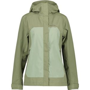 Didriksons Womens Grit Jacket 3 Regenjas (Dames |olijfgroen |waterdicht)