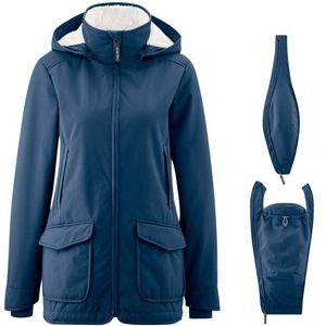 Mamalila Womens Allwetter-Tragejacke Cosy Allrounder Parka (Dames |blauw |waterdicht)