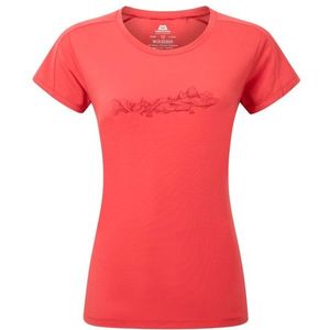 Mountain Equipment Womens Headpoint Skyline Tee Sportshirt (Dames |rood)