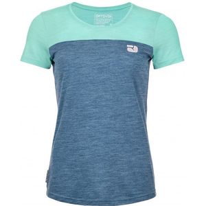 Ortovox Womens 150 Cool Logo T-Shirt Merinoshirt (Dames |blauw)