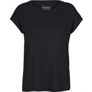 Stoic Womens VegbySt Flow Shirt Yogashirt (Dames |zwart)