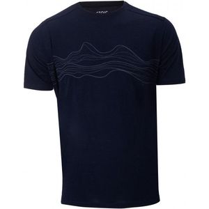 Stoic Merino150 HeladagenSt T-Shirt Mountain Merinoshirt (Heren |blauw)