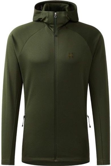 Haglöfs - Korp Mid Hood - Fleecevest - Olijfgroen