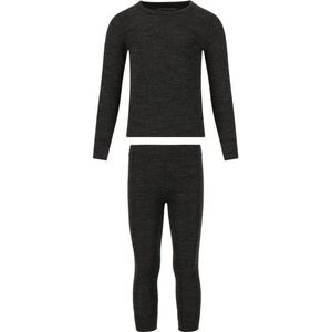 ZIG ZAG Kids Terry Merino Wool Ski Underwear Merino-ondergoed (Kinderen |zwart)