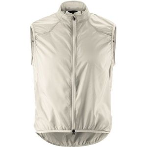 Heren - Fietsvest - Lichtgrijs - 100% Polyester - Ademend Windvest