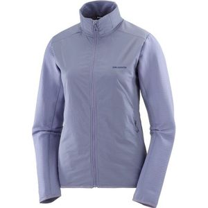 Salomon Womens Essential Lightwarm Hybrid Fleecevest (Dames |grijs)