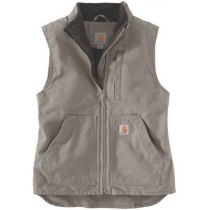 Carhartt Womens Sherpa Lined Mock Neck Vest Fleecebodywarmer (Dames |grijs)