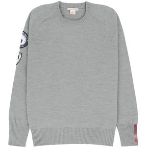 Amundsen Sports Womens Amundsen Peak Crew Neck Merinotrui (Dames |grijs)