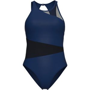 Arena - Womens Mesh Angle Swimsuit Vent Back B - Badpak - Blauw