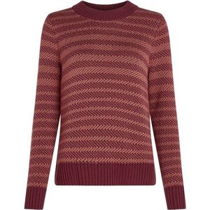 Icebreaker Womens Waypoint Crewe Sweater Merinotrui (Dames |rood)