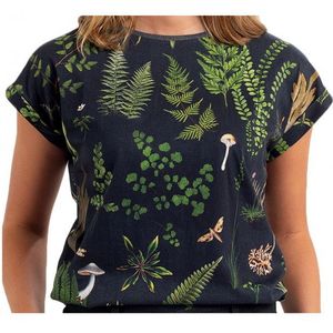 DEDICATED Womens Visby Secret Garden T-shirt (Dames |meerkleurig)