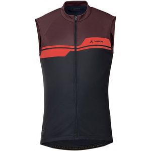 Vaude Posta Full Zip Tricot Sleeveless Fietshemd (Heren |zwart)