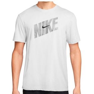 Nike Dri-FIT Fitness Cotton T-Shirt Sportshirt (Heren |wit)