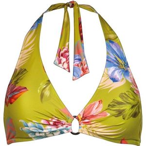 Lidea Womens Botanic Burst Bikini Top Neck Halter Bikinitop (Dames |meerkleurig)