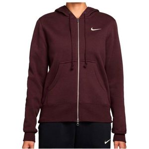 Nike Phoenix Fleece hoodie met rits voor dames - Rood