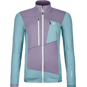 Ortovox - Womens Fleece Grid Jacket - Fleecevest - Turkoois