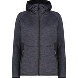 CMP - Jacket Fix Hood - Fleecevest - Grijs