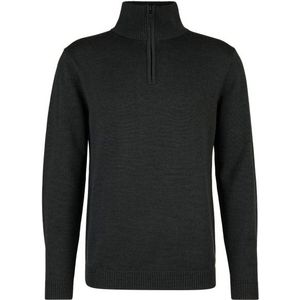 Stoic MerinoKnit MMXXKniva Half Zip Merinotrui (Heren |zwart)