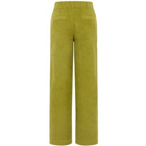 Tranquillo Womens Cordhose aus Biobaumwolle Straight Leg Vrijetijdsbroek (Dames |olijfgroen)