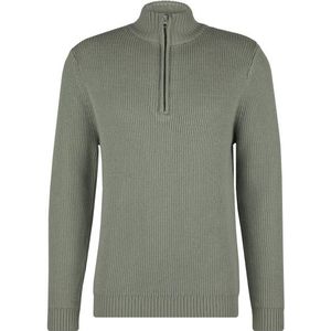 Stoic Heavy MerinoKnit MMXXRutvik Half Zip Merinotrui (Heren |olijfgroen)