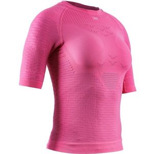 X-Bionic Womens Effektor Shirt S/S Hardloopshirt (Dames |roze)