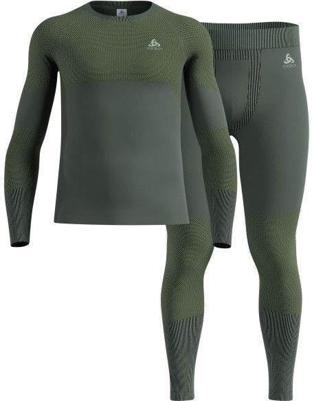Odlo Fundamentals Performance Warm Synthetisch ondergoed (Heren |olijfgroen)