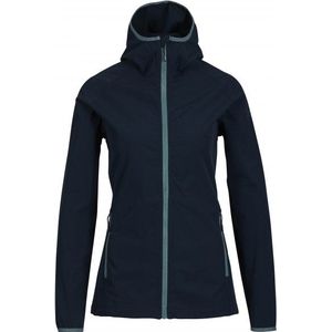 Stoic Womens EketSt Softshell Hoody Softshelljack (Dames |blauw)