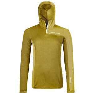 Ortovox Womens Fleece Light Grid ZN Hoody Fleecetrui (Dames |olijfgroen)