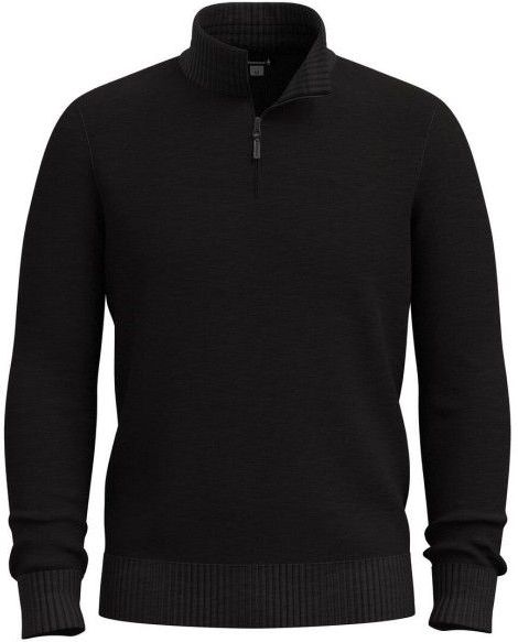 Smartwool - Sparwood 1/4 Zip - Fleecetrui - Zwart