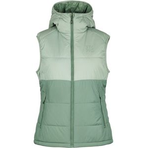 Stoic Womens MountainWool200 StorboSt Hooded Vest Winterbodywarmer (Dames |groen)
