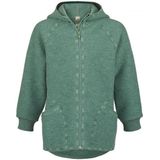 Engel Natur - Kapuzen Jas - Jade Melange - GOTS-gecertificeerd - Winddicht