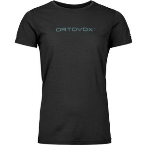 Ortovox - 150 Cool Brand - Merinoshirt - Zwart - Dames